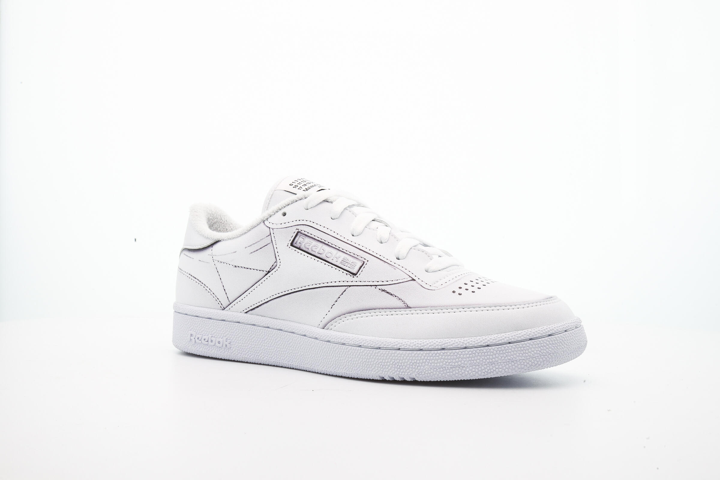 【希少】Maison Margiela×Reebok、Project0、25cm Reebok x MAISON MARGIELA PROJECT 0 CLUB C 